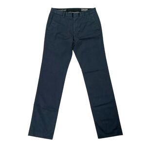Bonobos Weekday Warrior Pants Monday Mens 30x32 Navy Slim Straight Flat Front